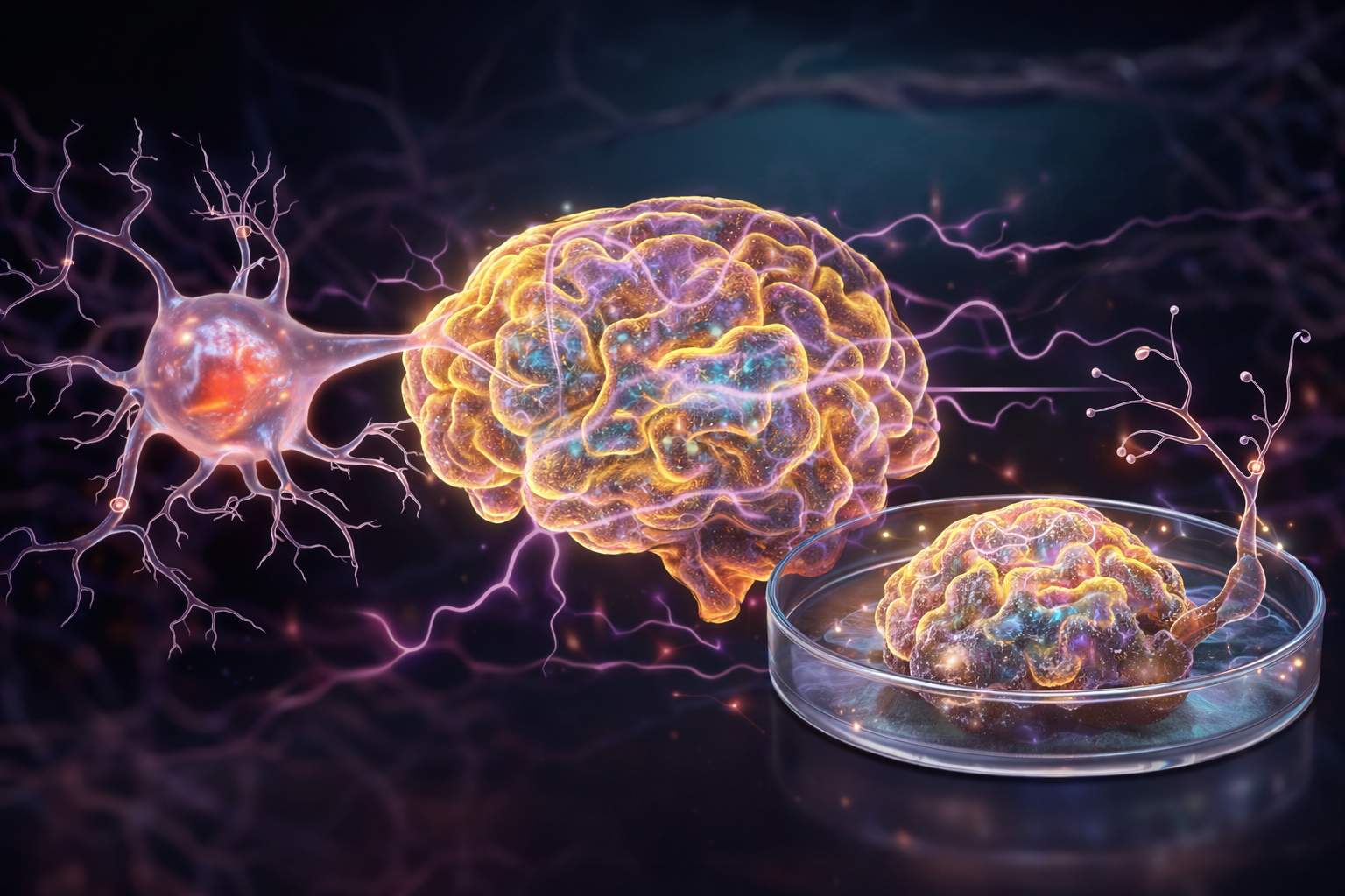 A brain and neurons in a petri dish

AI-generated content may be incorrect.